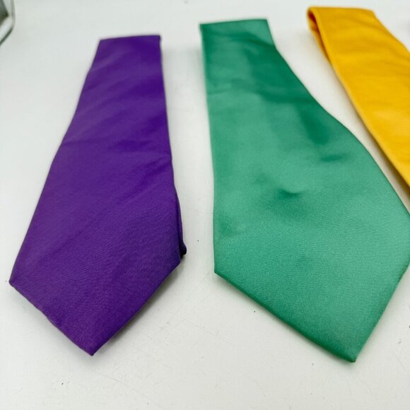 Lot Of 4 Vintage Polo Ralph Lauren Made in USA 100% Silk Neck Ties Men’s Tie - Picture 3 of 9